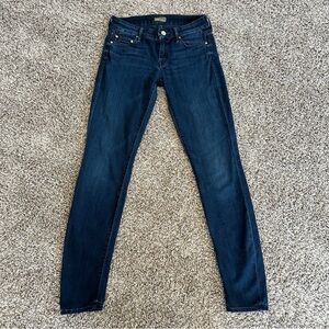 MOTHER Dark Blue Skinny Jeans